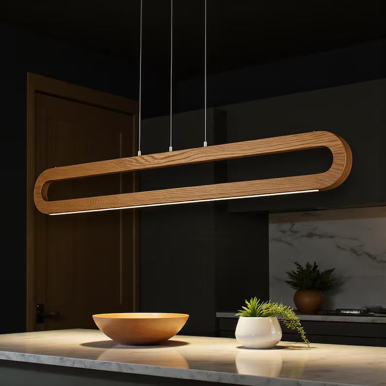 led hanging light for kitchen
