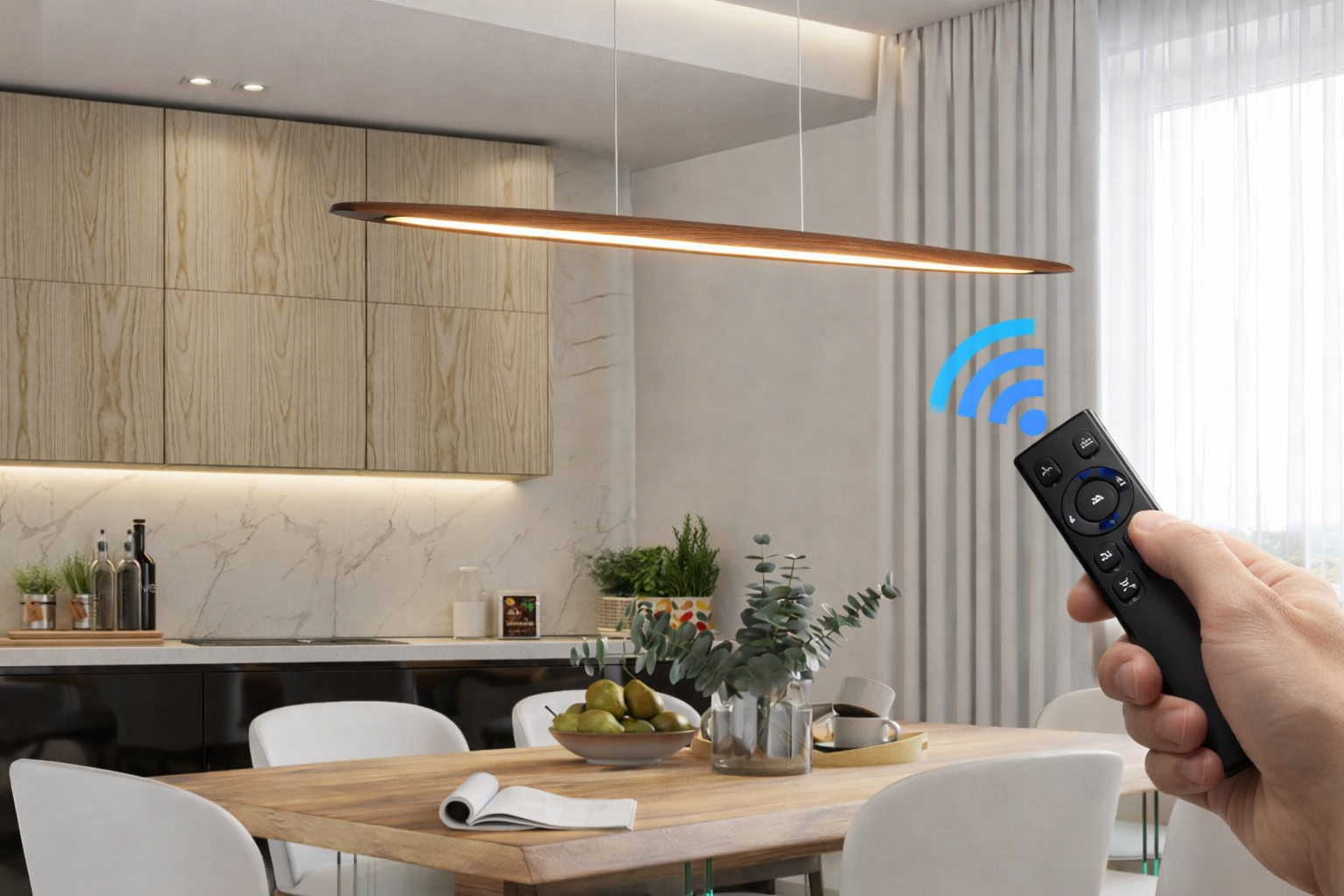 led hanging light for kitchen