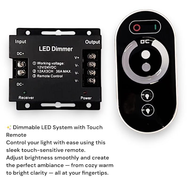 Curved Wooden LED Pendant Lamp - Handmade Wood Ceiling Lamp - Light Fixture for Dining Room, Kitchen Island or Living Room - Linear Light